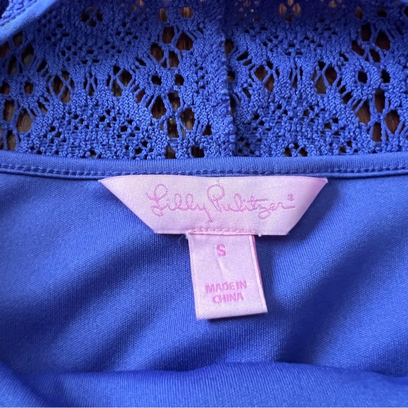 ❌SOLD Lilly Pulitzer Topanga crochet lace dress in purple - Picture 5 of 15